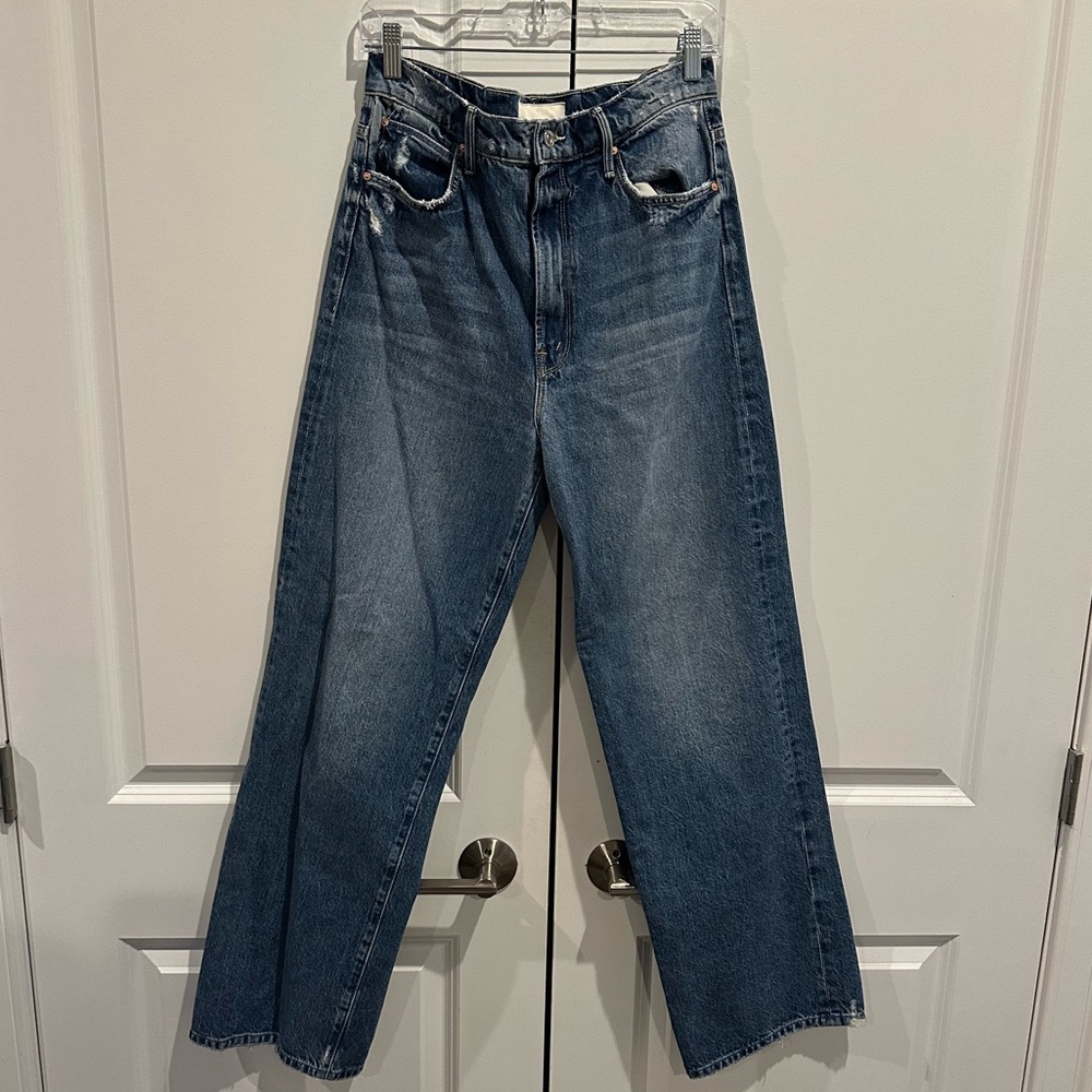 Mother Jeans High Waisted Tunnel Vision Sneak in Take Me Higher